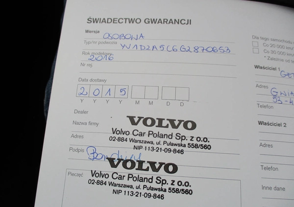 Volvo XC 60 cena 69900 przebieg: 205283, rok produkcji 2015 z Zelów małe 667
